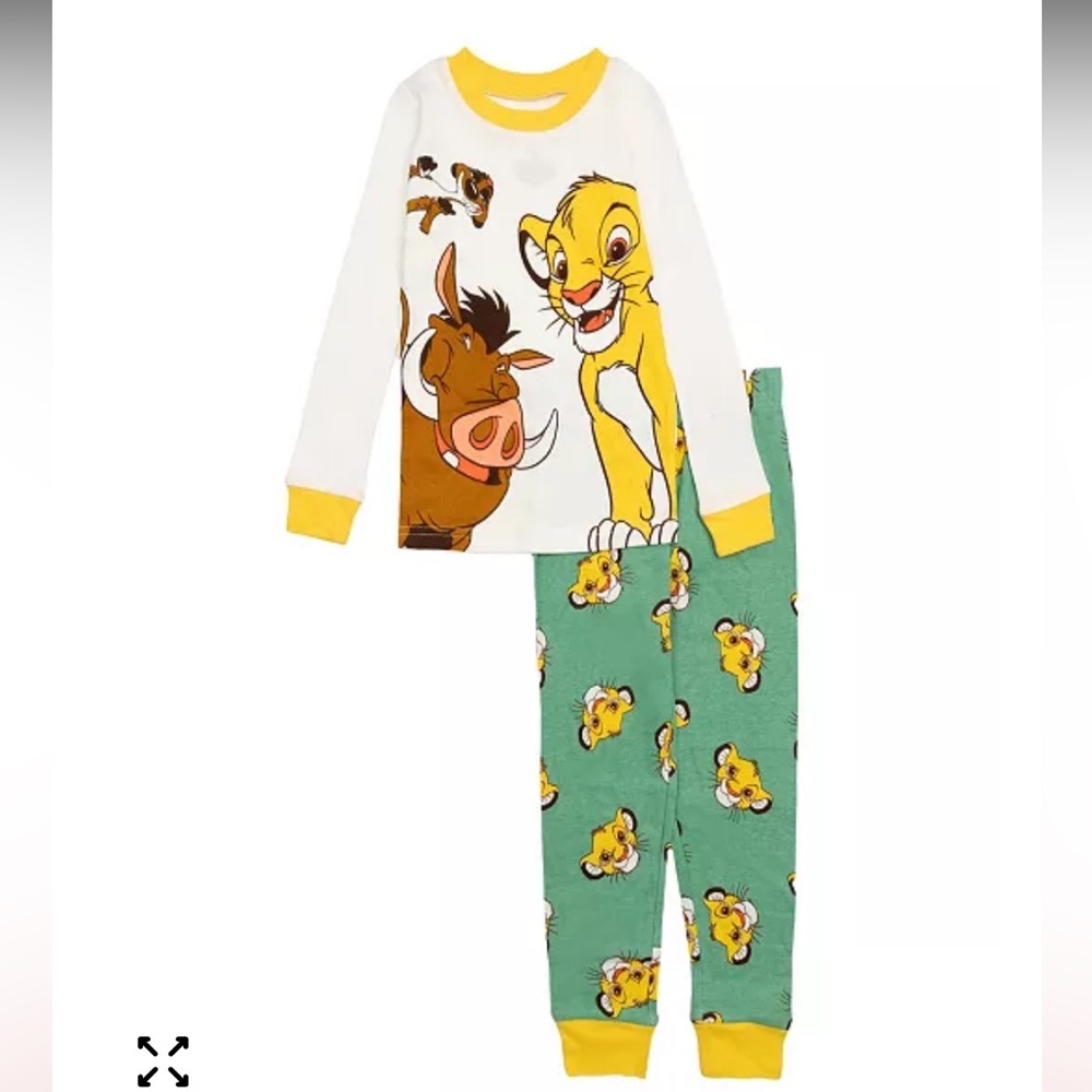 Disney’s Timon & Pumbaa Lion King Pajama set, 2T